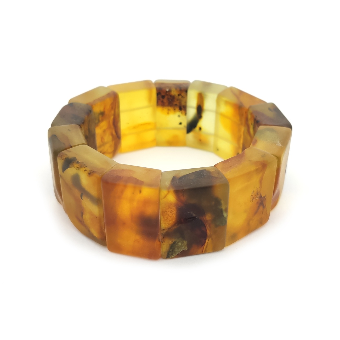 Браслет Муж. янтарь